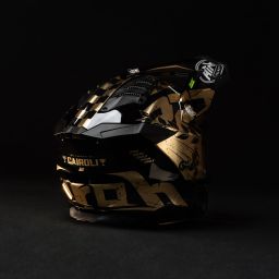 Prilba AVIATOR 3 "TC 222 THE LEGEND" AIROH (černá/zlatá) 2026