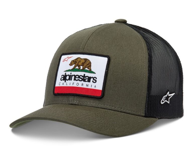 šiltovka CALI 2.0 HAT, ALPINESTARS (zelená)