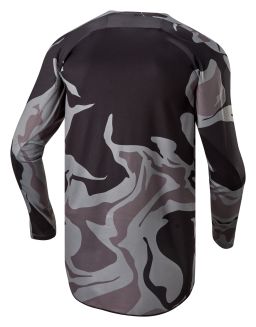 Dres RACER TACTICAL, ALPINESTARS (šedá camo/žlutá fluo/černá)