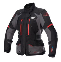 Bunda STELLA ANDES DRYSTAR HONDA kolekce, TECH-AIR 5 kompatibilný, ALPINESTARS, dámska (černá/šedá/červená)