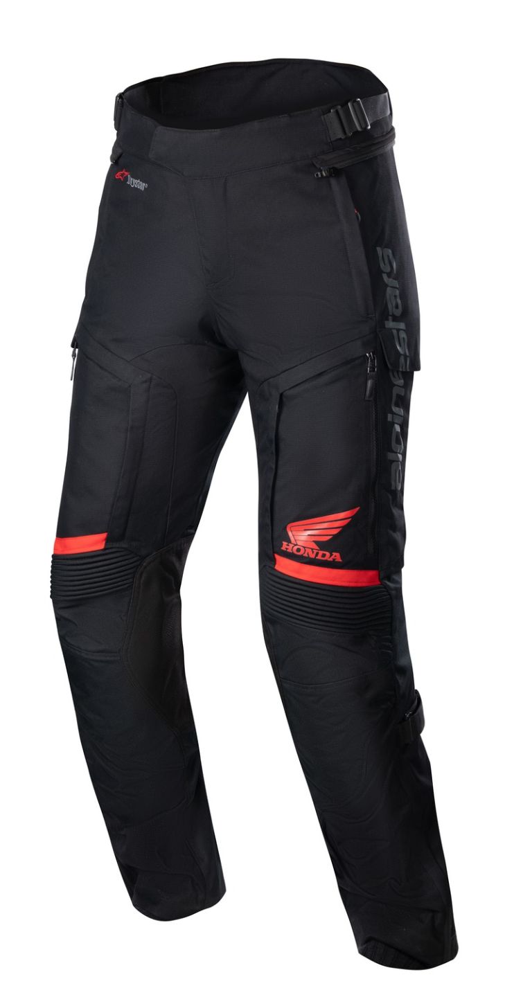 Nohavice BOGOTA pre DRYSTAR HONDA kolekce, ALPINESTARS (červená fluo/černá) 2026
