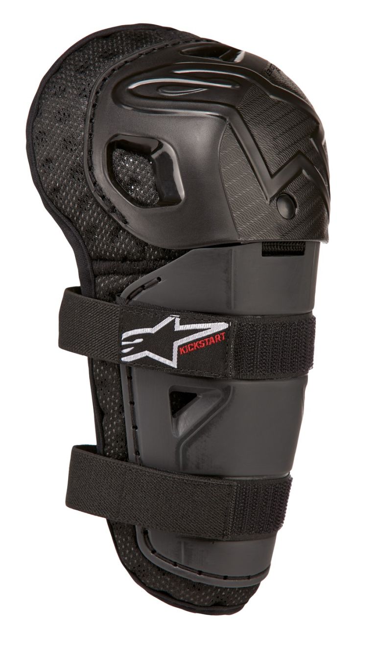 Chrániče kolien BIONIC KICKSTART, ALPINESTARS, detské (černá/červená) 2026