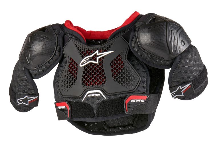 Chránič tela BIONIC KICKSTART, ALPINESTARS, detský (černá/červená) 2026