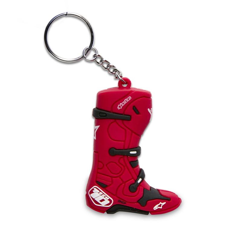 Kľúčenka NEW TECH 10 BOOT, ALPINESTARS (červená)