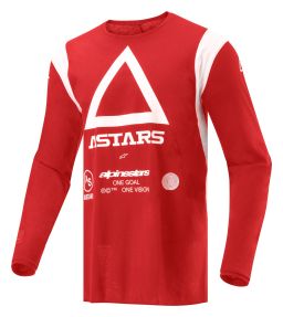 Dres TECHDURA, ALPINESTARS (červená fluo) 2026