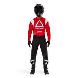 Dres TECHDURA, ALPINESTARS (červená fluo) 2026