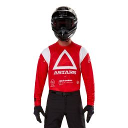 Dres TECHDURA, ALPINESTARS (červená fluo) 2026
