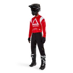 Dres TECHDURA, ALPINESTARS (červená fluo) 2026