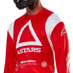 Dres TECHDURA, ALPINESTARS (červená fluo) 2026