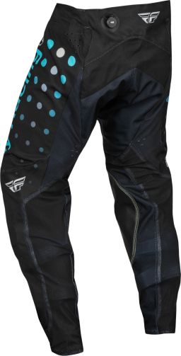 Nohavice EVOLUTION DST. FLY RACING - USA 2024 (černá/modrá)