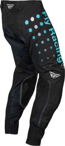 Nohavice EVOLUTION DST. FLY RACING - USA 2024 (černá/modrá)