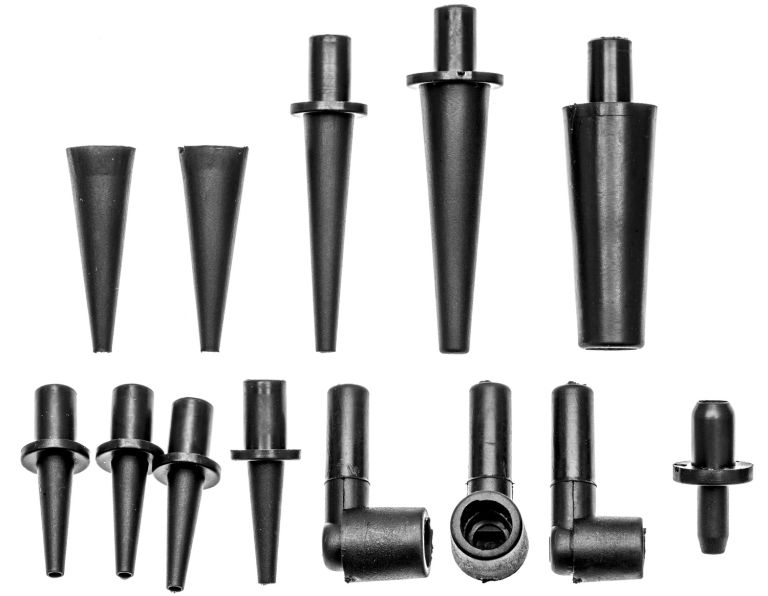 13 ks adaptérov pre sadu pre odvzdušnenie brzdové kvapaliny M016-121, BIKESERVICE