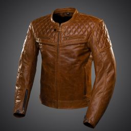 Kožená Bunda 4SR Scrambler Cognac II