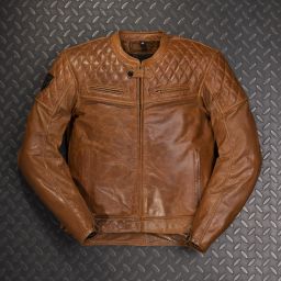 Kožená Bunda 4SR Scrambler Cognac II