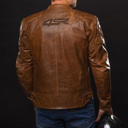 Kožená Bunda 4SR Scrambler Cognac II