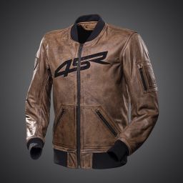 Kožená Bunda 4SR Bomber Jacket Brown Patina