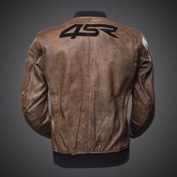 Kožená Bunda 4SR Bomber Jacket Brown Patina