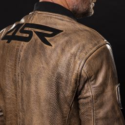 Kožená Bunda 4SR Bomber Jacket Brown Patina