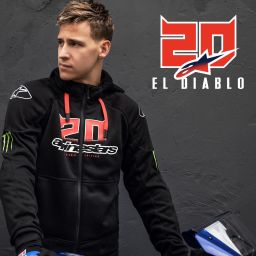 Bunda CHROME IGNITION MONSTER FQ20 kolekce, ALPINESTARS (černá/červená/bílá/zelená)