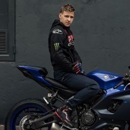Bunda CHROME IGNITION MONSTER FQ20 kolekce, ALPINESTARS (černá/červená/bílá/zelená)