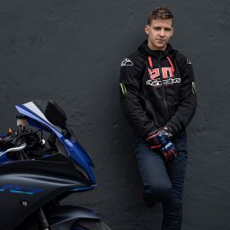 Bunda CHROME IGNITION MONSTER FQ20 kolekce, ALPINESTARS (černá/červená/bílá/zelená)