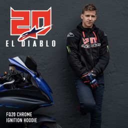 Bunda CHROME IGNITION MONSTER FQ20 kolekce, ALPINESTARS (černá/červená/bílá/zelená)