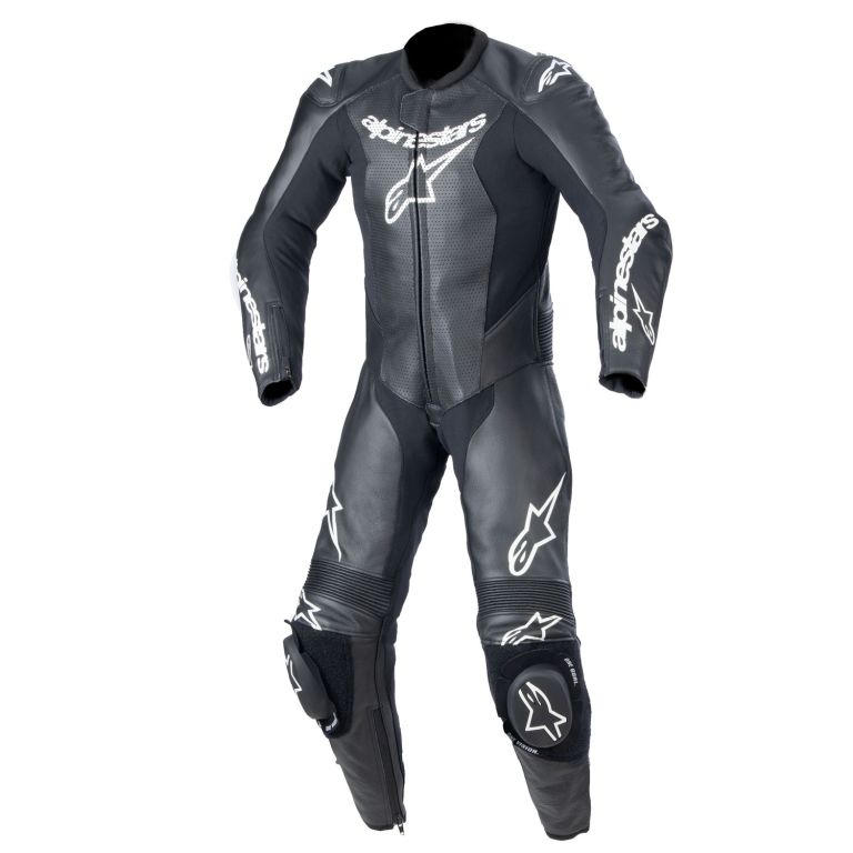 Jednodielna kombinéza GP PLUS 2, ALPINESTARS, detská (černá/bílá) 2025