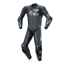 Jednodielna kombinéza MISSILE 2 WARD, ALPINESTARS (černá/metalická šedá) 2025