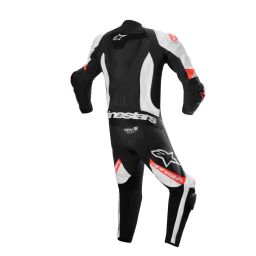 Jednodielna kombinéza MISSILE 2 WARD, ALPINESTARS (černá/bílá/červená fluo) 2025