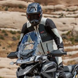 Bunda AMT 7 AIR, ALPINESTARS (svetle šedá/černá) 2025