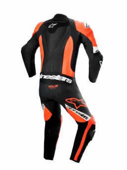 Jednodielna kombinéza MISSILE 2 WARD, ALPINESTARS (černá/červená fluo/bílá) 2025