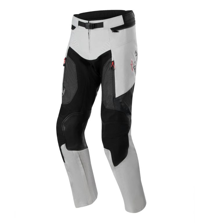 Nohavice AMT 7 AIR, ALPINESTARS (svetle šedá/černá) 2025
