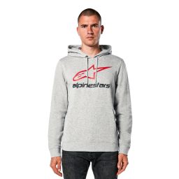 Mikina ALWAYS 2.0, ALPINESTARS (šedá/červená/černá)