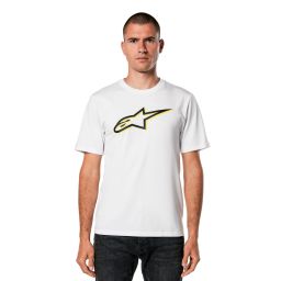 Triko AGELESS SHADOW CSF, ALPINESTARS (bílá/černá)