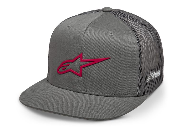 šiltovka 3D AGELESS TRUCKER, ALPINESTARS (šedá/červená)