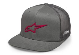 šiltovka 3D AGELESS TRUCKER, ALPINESTARS (šedá/červená)