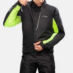 Bunda HALO DRYSTAR, ALPINESTARS (tmavo modrá/khaki/oranžová/černá) 2025