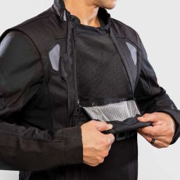 Bunda HALO DRYSTAR, ALPINESTARS (tmavo modrá/khaki/oranžová/černá) 2025