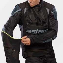 Bunda HALO DRYSTAR, ALPINESTARS (tmavo modrá/khaki/oranžová/černá) 2025