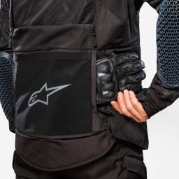 Bunda HALO DRYSTAR, ALPINESTARS (tmavo modrá/khaki/oranžová/černá) 2025