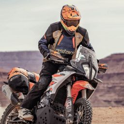 Bunda HALO DRYSTAR, ALPINESTARS (tmavo modrá/khaki/oranžová/černá) 2025