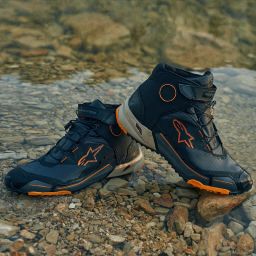 Topánky CR-X DRYSTAR, ALPINESTARS (černá/hnědá/oranžová) 2025