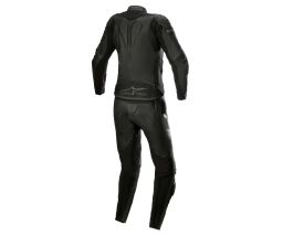 Dvojdielna kombinéza STELLA GP PLUS 2, ALPINESTARS (černá/metalická šedá) 2025