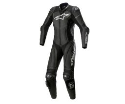 Jednodielna kombinéza STELLA GP PLUS 2, ALPINESTARS (černá/bílá/metalická šedá) 2025