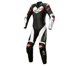 Jednodielna kombinéza STELLA GP PLUS 2, ALPINESTARS (černá/bílá/červená fluo) 2025