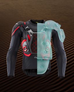 Airbagová vesta TECH-AIR®OFF-ROAD system, ALPINESTARS (černá/červená) 2025