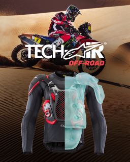 Airbagová vesta TECH-AIR®OFF-ROAD system, ALPINESTARS (černá/červená) 2025