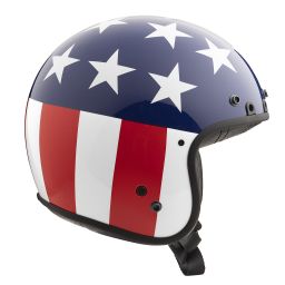 Prilba CHOPPER EZ 2024, SIMPSON (USA vlajka)