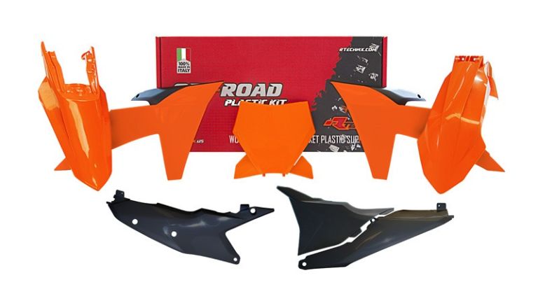Sada plastov KTM, RTECH (oranžovo-čierna, 6 dielov)