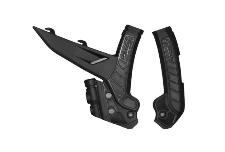 Protektory rámu KTM, RTECH (sada, čierne)